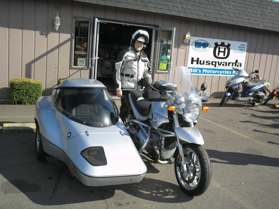 Doc Grimwood 90 years old BMW R1150r with 97737 MILES AND GOING